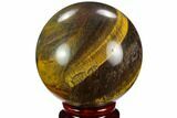 Polished Tiger's Eye Sphere #124616-1
